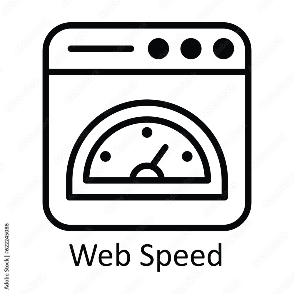 Poster web rating vector outline icon design illustration. user interface symbol on white background eps 10