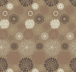 seamless floral pattern vector design 