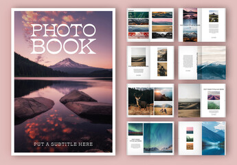 Photography Album Book Layout