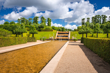 Summer, sunny and warm view of Hillerod Castle in Denmark. There is a beautiful garden around the castle and it is worth visiting this place while in this area.
