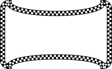 Rectangle shape Check pattern checkered vector vintage frames retro badge banners decorative frame elements art frames picture frames ornamental framing decoration ornamental silhouette black 