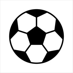 Soccer ball icon. vector illustration on white background