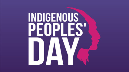 Indigenous Peoples Day. Indigenous People background,poster banner, card, greeting
