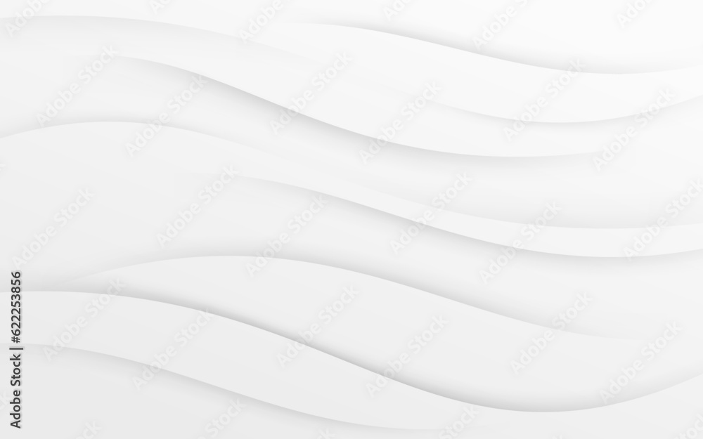 Poster grey background with soft transparent smoky swooshy lines. vector illustration
