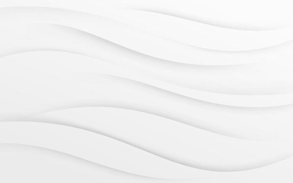 Grey background with soft transparent smoky swooshy lines. Vector illustration