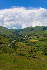 Obraz premium Panoramic view of Bazum village, Armenia