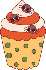 Cupcake halloween spooky season