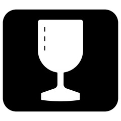 fragile symbol icon