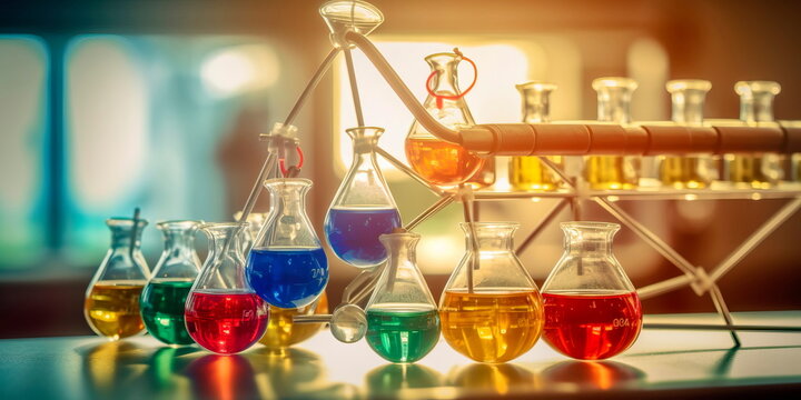 stages of synthesis of chemical compounds used in the production of medicines