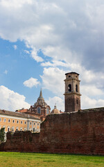 Fototapeta premium Chapel of the Holy Shroud and Cathedral of St John the Baptist in Turin, Italy