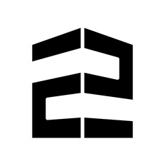 Building icon. Abstract real estate symbol.