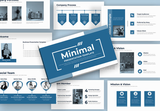 Minimal Presentation Design Layout