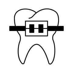 Braces Vector Icon

