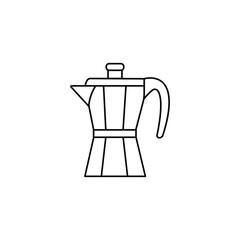 icon teapot drink coffee tea and others Web design, mobile app.