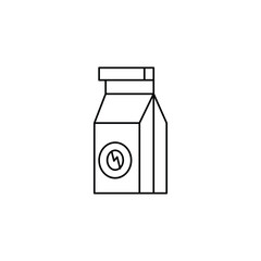 wrap food or drink icon with blank background