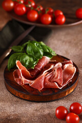 natural organic ham parma jamon prosciutto