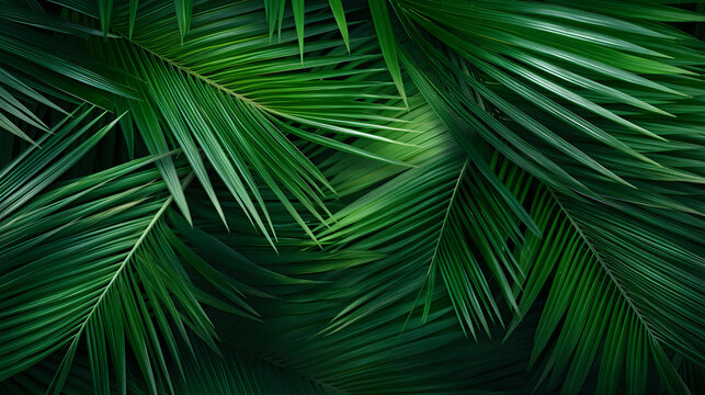 Palm Leaves Background