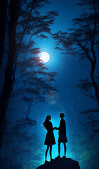 Fototapeta premium landscape pictures cartoon pictures