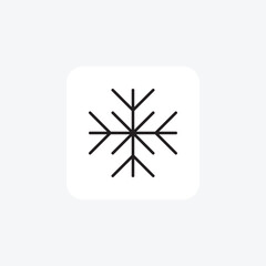 Snowflakes Line Icon