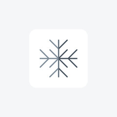 Snowflakes Flat Icon
