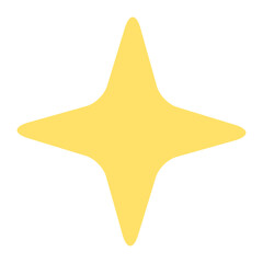 golden star isolated on white background