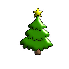 christmas tree illustration