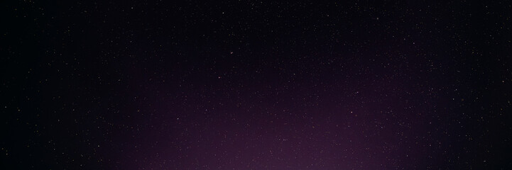 Night Starry Sky Background. Night View Of Glowing Stars.