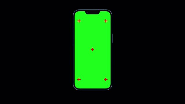 Creative animated smartphone mockup on transparent background. Alpha channel. Video suitable for app or website promotion.