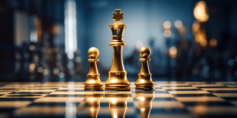 The Knight's Gambit: Mastering Chess on the Board of Business Conceptual Chess: Winning Strategies for Business Competitions Ai Generated 
