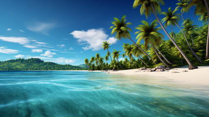 Plakat Tropical Island