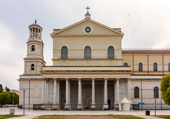 Fototapeta na wymiar Basilica of Saint Paul outside Walls in Rome, Italy
