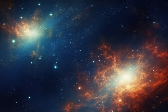 Photo realistic of a galaxy background. Generative AI