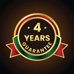 4 years guarantee golden label