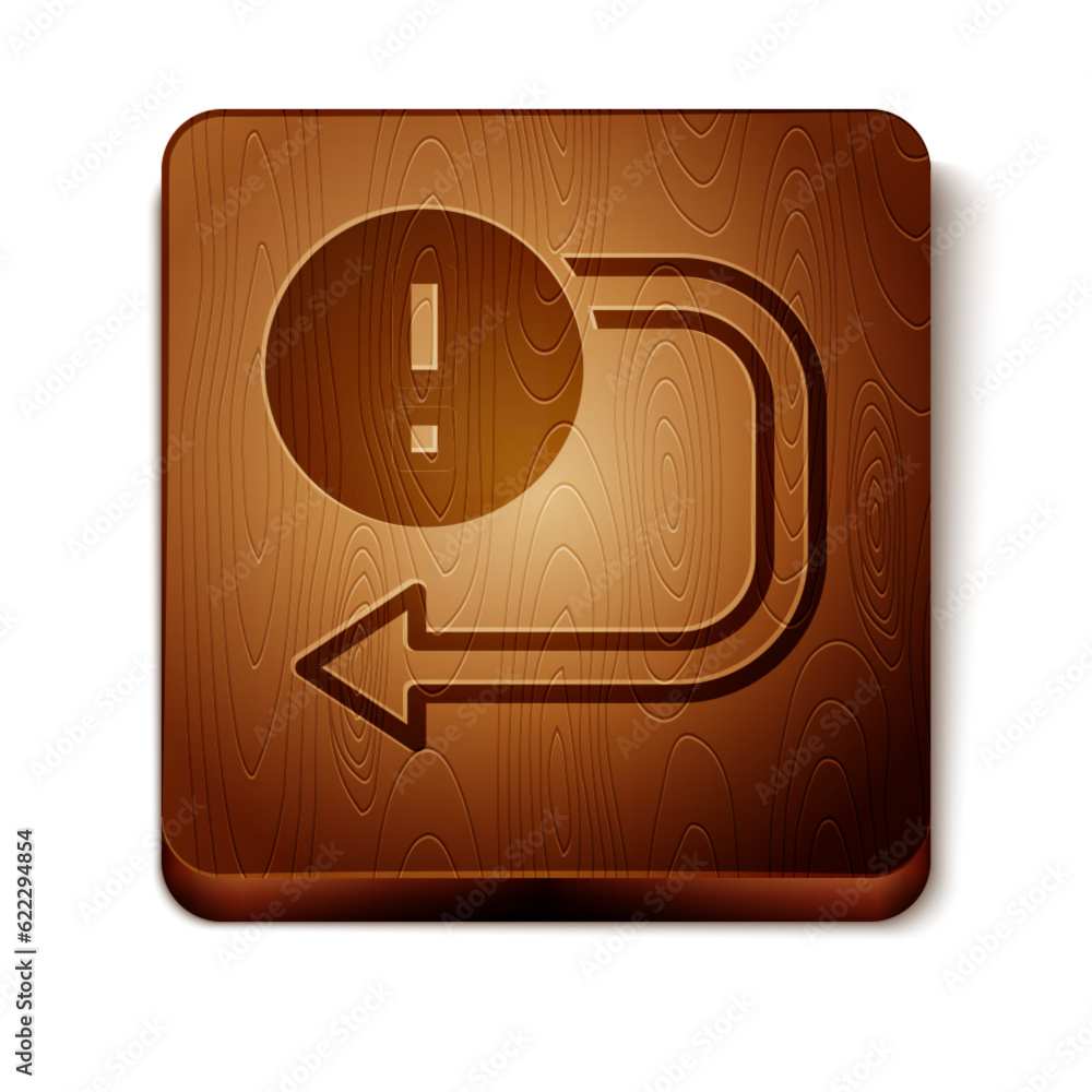 Poster brown arrow icon isolated on white background. direction arrowhead symbol. navigation pointer sign. 