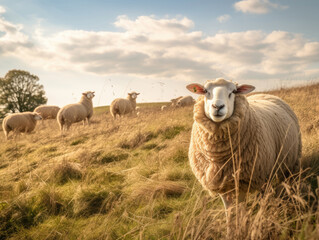 Sheep in a pasture