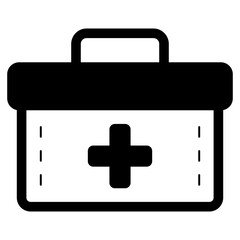 Obraz premium first aid kit icon