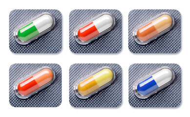 diverse Kapseln im Blister