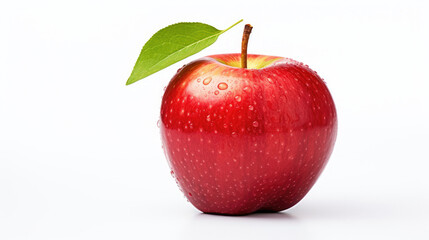 Fototapeta na wymiar apple fruit with white background