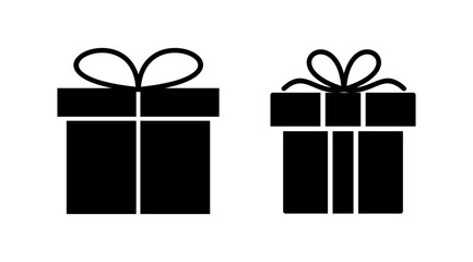 Gift icon vector. gift box icon. birthday gift