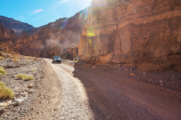 Road in canyon