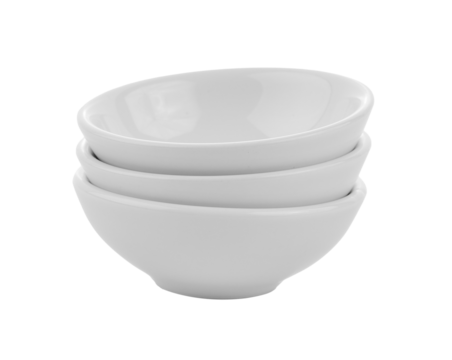 white bowl on transparent png