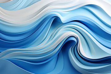 A blue abstract pattern resembling swirling water, suggesting fluidity and adaptability in business, business background Generative AI