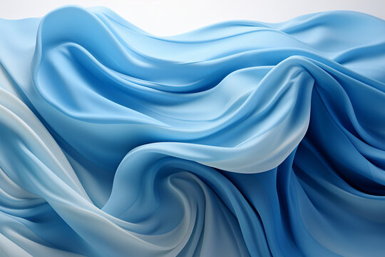 A blue abstract pattern resembling swirling water, suggesting fluidity and adaptability in business, business background Generative AI