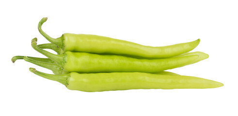 green chili pepper on transparent png