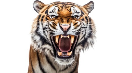 Mighty tiger photo realistic illustration - Generative AI.