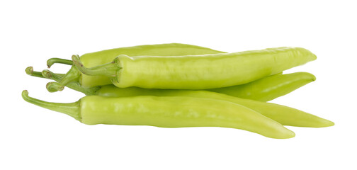 green chili pepper on transparent png