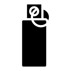 Obraz premium gas lighter glyph 