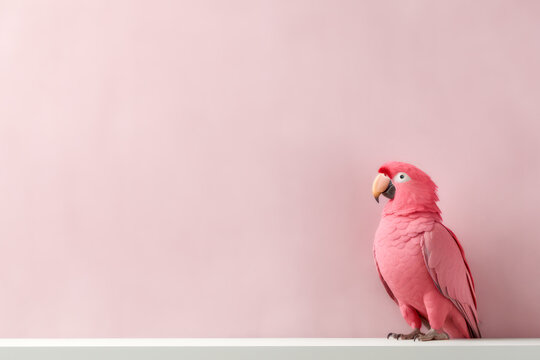 pink parrot wallpaper
