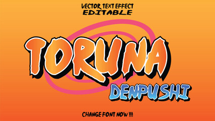 ANIME STYLE TEXT EFFECT