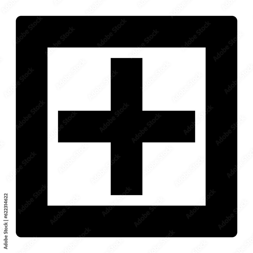 Poster add icon. suitable for website ui design